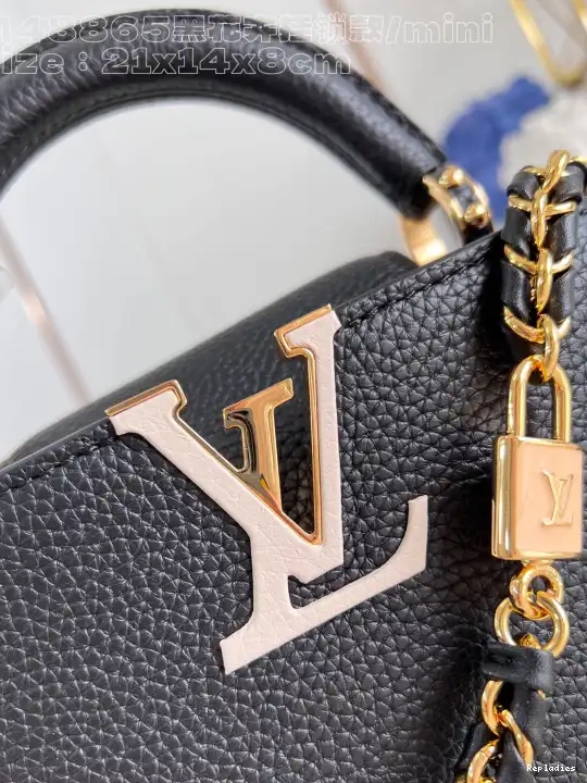 Cheap CAPUCINES VUITTON LOUIS MINI-21*14*8CM 0516
